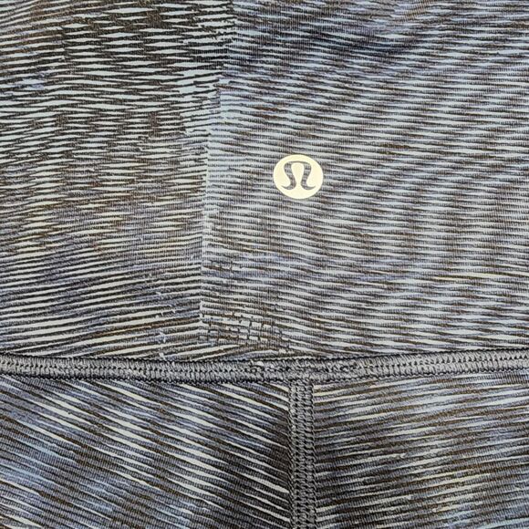 Lululemon Wunder Under Hi-Rise Tight Blocked Luxtreme 28" Size 6 Battleship Blue - Picture 6 of 8